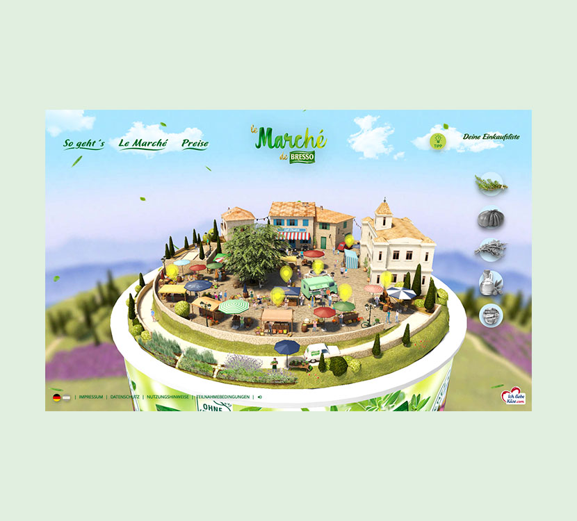 Le Marché de BRESSO - Storytelling in einer neuen Dimension